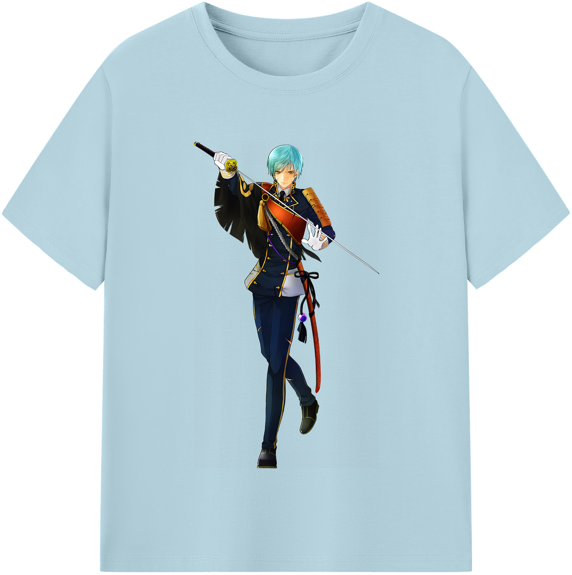（画像用） 刀剣乱舞 Touken Ranbu 綿100％半袖Tシャツ（フロントプリント）